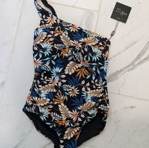 NWT Niptuck One Shoulder Swimsuit